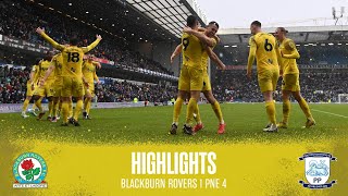 Highlights Blackburn Rovers 1 PNE 4 [upl. by Nisaj]