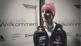 Skispringen Interview mit Andreas Wank 21122012 [upl. by Assyram]