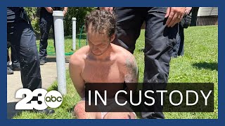 California murder suspect recaptured after manhunt [upl. by Lusty]