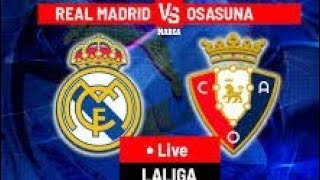 LIVE STREAMING SCORES ROUND 2ND REAL MADRID CF VS OSASUNA LALIGA 202425 WEEKS 13 [upl. by Idonah]