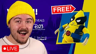 FORTNITE DISNEY D23 LIVE EVENT  How to get FREE Peelverine Back Bling  Season 4 Leaks  LIVE [upl. by Nycila]