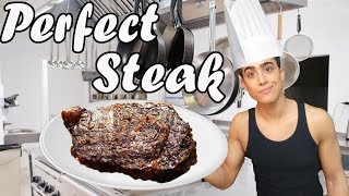 How to Cook Steak for a Perfect Crust  Pan Seared [upl. by Isoj]