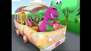 Barney Adventure Bus  Lets Go On An Adventure Song [upl. by Kciderf]