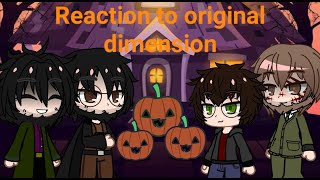 Fanfic AU Reaction to original Harry Potter Dimension Father [upl. by Zahara591]