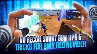 M1887  M1014 NO RECOIL SHORT GUN TIPS amp TRICKS FOR ONLY RED NUMBER  SETTINGS  DPI ⚙️ [upl. by Nahraf]