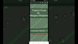 📚 11 TRAITORS  PURSE by Margery Allingham FULL book [upl. by Jeannine]