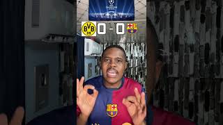 Pronóstico del partido Borussia Dortmund ￼vs Barcelona barcelona borussiadortmund championslegue [upl. by Liberati808]