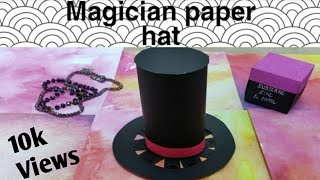 magician paper hathow to make magician hatAdys craft club [upl. by Rothmuller]