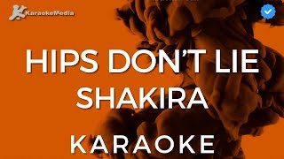 Shakira feat Wyclef Jean  Hips Dont Lie KARAOKE Instrumental with backing vocals [upl. by Esdras]