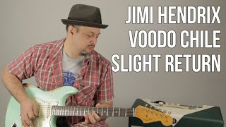 Jimi Hendrix  Voodoo Child Slight Return Stevie Ray Vaughan  Guitar Lesson How to Play Blues [upl. by Arras]