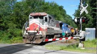 NECR Train Symbol NERBRPA in South Amherst MA [upl. by Eikcuhc]