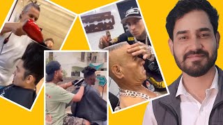 My first day in barber shop amazing cutting part 1 [upl. by Lilith]