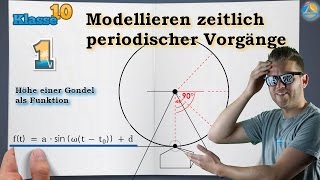 Trigonometrie periodischer Vorgänge  Klasse 10 ★ Übung 1 [upl. by Samal]