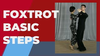 Foxtrot dance steps  Ballroom dance for beginners [upl. by Ahsenor]