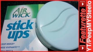 Airwick Room Air Freshener Stickups Like Freshmatic Refills Plug In Scents w Best Natural Smells [upl. by Arny]