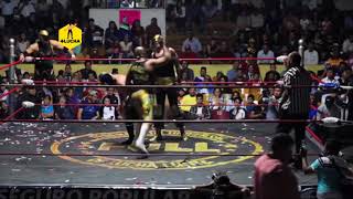 Hijo del Solitario e Hijo de Dr Wagner vs Blue Demon Jr y Tinieblas Jr FULL [upl. by Odey]