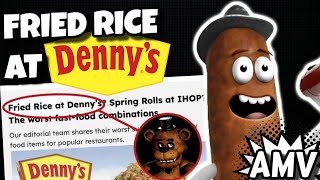 FRIED RICE AT DENNYS OFFICIAL MUSIC VIDEO  Lyrics [upl. by Kred]