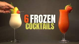 6 Best Frozen Cocktails to Make at Home  Make Easy Frozen Drinks [upl. by Dadirac]