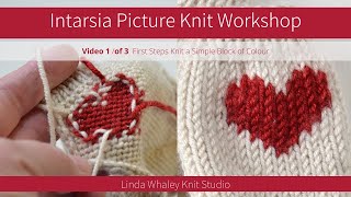 How to Weave in Ends in Intarsia Knitting amp Tips for Intarsia Finishing  Hands Occupied [upl. by Honan738]