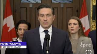 Pierre Poilievre Leader of the Conservative Party of Canada statement on Iran nuclear bomb [upl. by Follansbee]