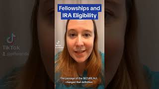 Can You Contribute to an IRA with Fellowship Income [upl. by Eilerua852]