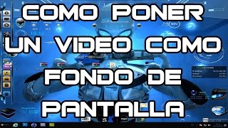 Como Poner un video de fondo de pantalla en Windows 7 8 y 81  DreamScene Video Wallpaper 2015 HD [upl. by Ahtenak588]