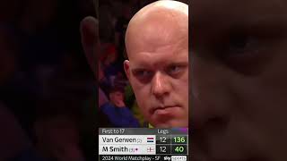 Key Moment Crazy 136 Finish by MVG darts [upl. by Sosthina]