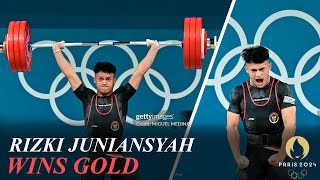 Indonesias Rizki Juniansyah Wins Mens 73kg Gold Weeraphon Wichuma Silver Bozhidar Andreev Bronze [upl. by Suirauqram444]