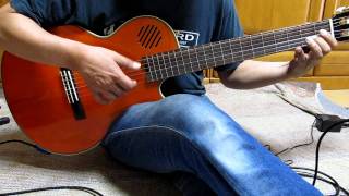 PLAYTECH  EC600 sound test Fingerstyle Guitar [upl. by Joashus]