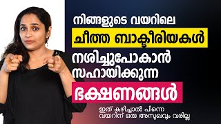 നിങ്ങളുടെ വയറിലെ ചീത്ത ബാക്ടീരിയകൾ നശിച്ചുപോകാൻ സഹായിക്കുന്ന ഭക്ഷണങ്ങൾ  Dr Akhila Vinod [upl. by Kassi305]