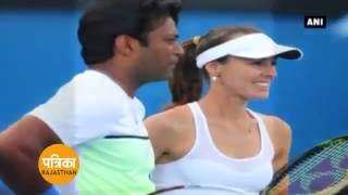 French Open 2016 Leander PaesMartina Hingis win mixeddoubles title complete career slam [upl. by Suedama712]