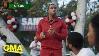 Deion Sanders stars with family in new Super Bowl ad l GMA [upl. by Trinity]