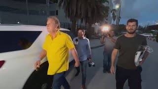 Video así salen de la cárcel de Miami el presidente de la Federación Colombiana de Futbol y su hijo [upl. by Johns]