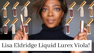 New Shade Lisa Eldridge Liquid Lurex Review  Viola [upl. by Fu53]