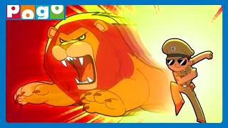 Little Singham 🦁 Mirchi Nagar Ki Lifeline😎  Compilation  Cartoon  panjaattack  PogoChannel [upl. by Danell]