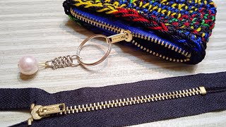 🤩 Tutorial Fácil para Tejer Crochet 😍 Cómo colocar el cierre a Carteras ‼️ Tejiendo con Hilda Rosa 🔔 [upl. by Eilahs]