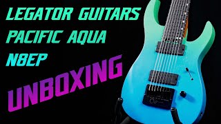 New Legator Guitars N8EP In Pacific Aqua  Unboxing Now [upl. by Durand]