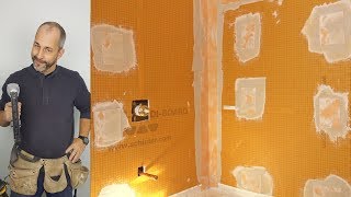 How To Build a Waterproof Shower using KerdiBoard [upl. by Lord830]