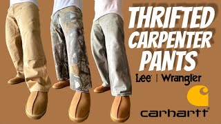 FALL ESSENTIALS PANTS  CARPENTER PANTS  TIKTOKS BIGGEST TREND  CARHARTT  LEE WRANGLER  DICKIES [upl. by Tannenwald]