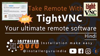 TightVNC your ultimate remote software based on VNC protocol Hindi vnc remoteaccess 🔥🔥💻 [upl. by Nahtanoj448]