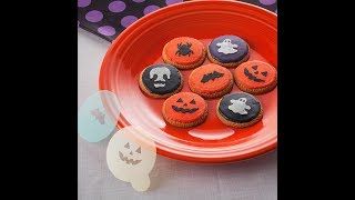 Canvas Project Halloween Stencil Cookies [upl. by Assert]