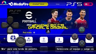 eFootball 2022 PPSSPP V2 Chelito 19  PES 2022 PSP C19 ISO New Update Latest Transfers Graphics 4k [upl. by Ydiarf194]