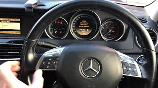 W204 steering wheel buttons problem full fixed [upl. by Orv810]