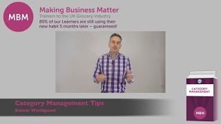 Category Management Tips  Kantar Worldpanel  MBMs One Minute Videos  Sticky Learning with MBM [upl. by Mcripley]