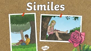 What Is A Simile  Similes For Kids KS2 [upl. by Ytissac]