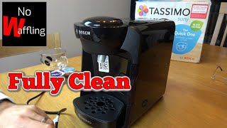 How to FULLY CLEAN Bosch Tassimo Suny Coffee Machine  Beginners guide [upl. by Audry]