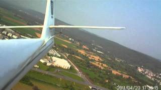 Radian Flug über Karlsruhe Durlach FlycamOne HD 720 [upl. by Haelahk]