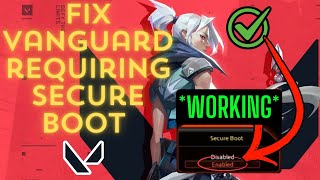 Fix Vanguard Requires Secure Boot to Play Valorant  Simple Solution [upl. by Bristow]