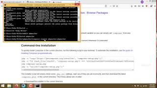 Installing composer and download the PHPMailer package via composer [upl. by Kimberly45]