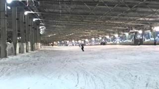 Snow boarding The worlds largest indoor ski area Snowworld Landgraaf [upl. by Arney]